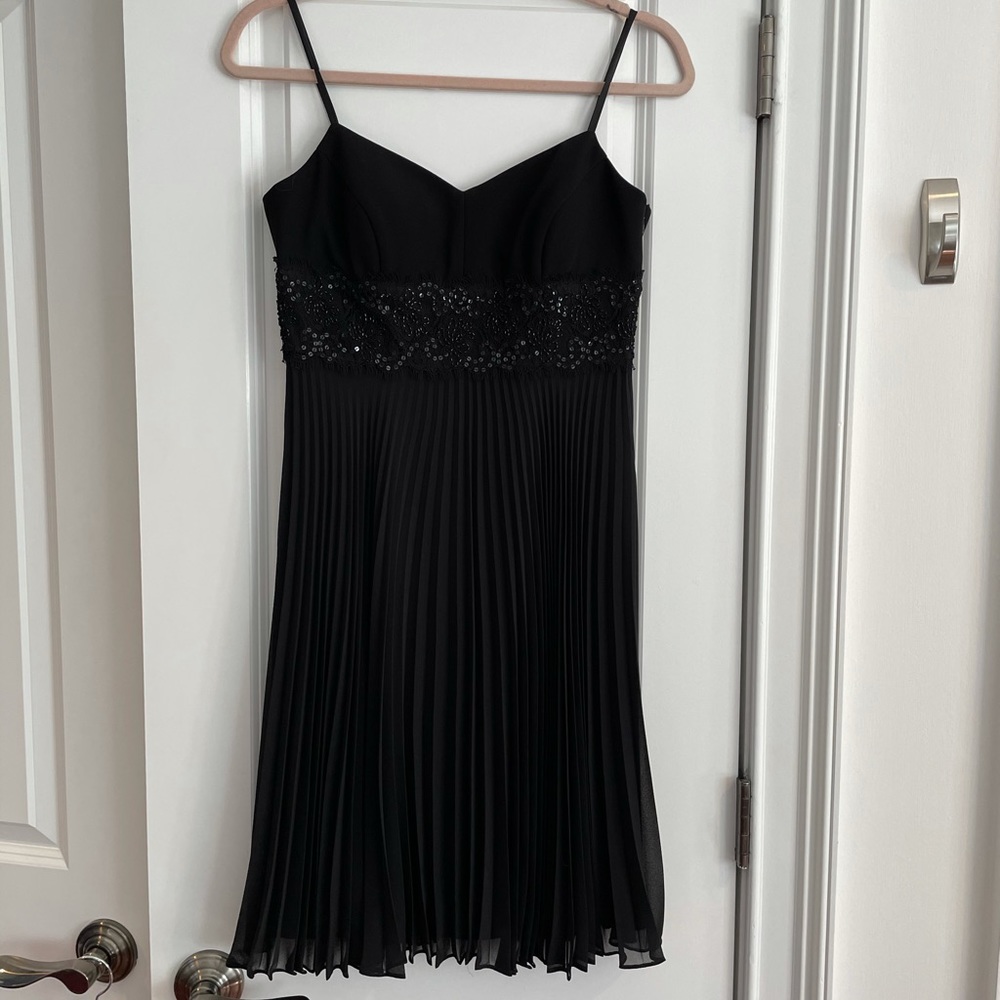 Sequin Black Cocktail Dress
